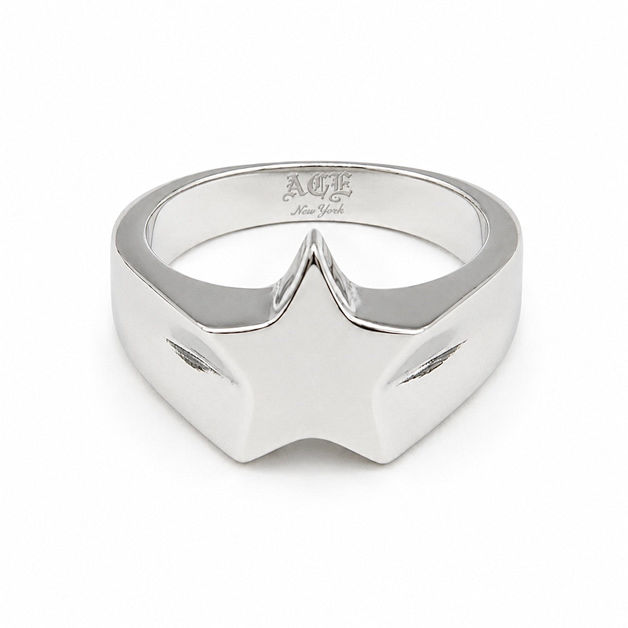 Star Signet Ring - side view